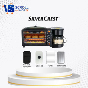 Silver Crest - Breakfast Maker Machine 3 in 1 Multifunctional With Temperature Control